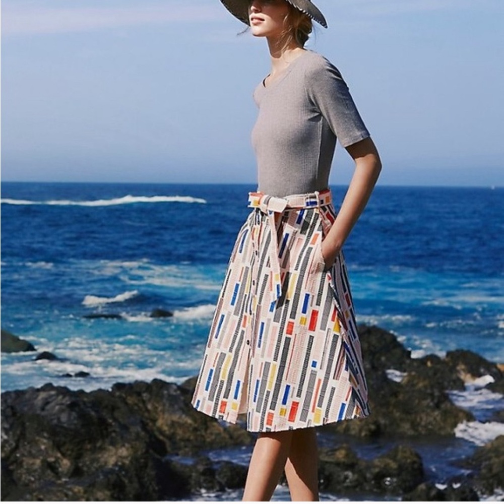 Anthropologie flared Willem Skirt by Hutch